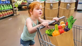 Adley in charge of Grocery Shopping 😂 [upl. by Lathe521]