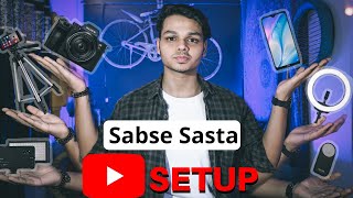 Budget YouTube Setup For Beginners In Hindi  Equipment To Start A YouTube Channel 2020 [upl. by Braca]