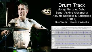 Morte et Dabo Asking Alexandria • Drum Track [upl. by Hubing774]