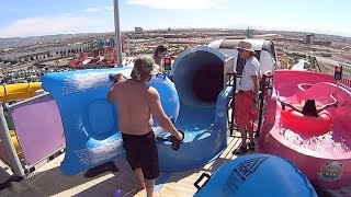 Panic Water Slide at Cowabunga Bay Las Vegas [upl. by Oniuqa]