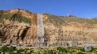 Rangers Climb Pointe du Hoc 75 Years Later [upl. by Irehj]