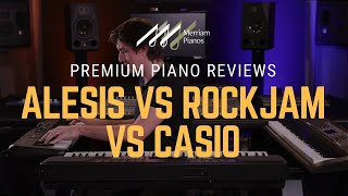 🎹Alesis Melody 61 vs RockJam RJ561 vs Casio LKS250 61Key Portable Keyboard Review amp Demo🎹 [upl. by Oicaro173]