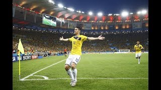 Primer gol de James Rodríguez a Uruguay HD Brasil 2014 [upl. by Borman]