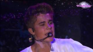 justin bieber one time primer concierto first performance [upl. by Ielhsa297]