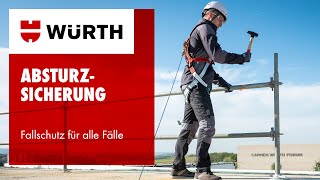 Absturzsicherung – Fallschutz für alle Fälle  Würth AG [upl. by Akitahs828]