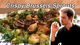 Brussels sprouts SECRET CRISPY recipe [upl. by Ferullo640]