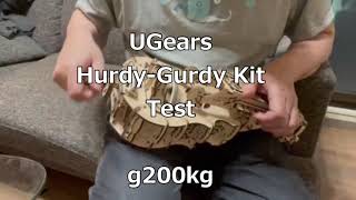 UGears wooden Hurdy Gurdy Kit Test [upl. by Pendergast]