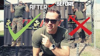 0 to 5 Pull Ups in 5 Steps  US Marine  Michael Eckert [upl. by Mcclees]