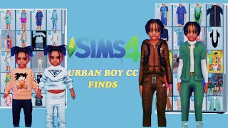 SIMS 4 URBAN BOY TODDLER amp CHILD CC HAUL [upl. by Lose]