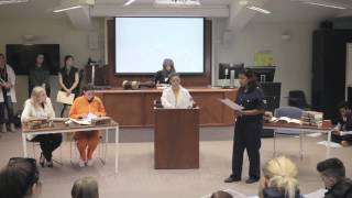 Mock trial  murder trial reenactment with our students [upl. by Wrightson]