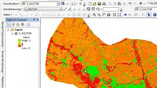 RUSLE Part 1SOIL EROSION MODELLING USING REVISED UNIVERSAL SOIL LOSS EQUATION RUSLE C FACTOR [upl. by Gnoy481]