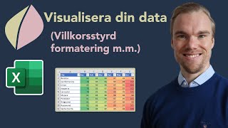 Excel  Visualisera din data Villkorsstyrd formatering mm [upl. by Bisset]