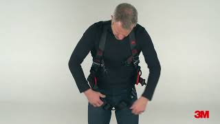 3M Fall Protection EMEA Protecta Comfort Belt Style Fall Arrest Harness Donning Video [upl. by Gris]