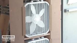 DIY EXHAUST FAN FOR YOUR SHOP [upl. by Anaynek]