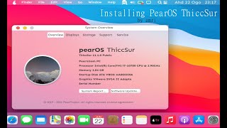 Installing PearOS THICCSUR [upl. by Gladdie]