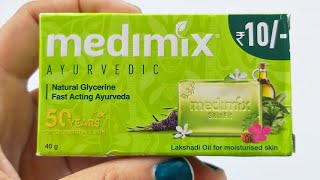 Medimix Ayurvedic Natural Glycerine Soap Review  All About Life [upl. by Meesan324]