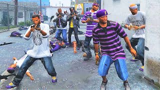 Ballas vs Vagos  GTA 5 NPC Wars 34 [upl. by Elspet]