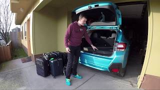 2019 Subaru Crosstrek Hybrid  How Much Fits in the Trunk  Autotrader [upl. by Profant]