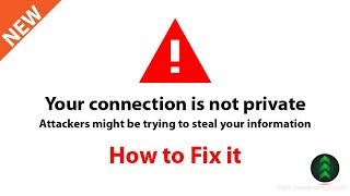 How to Fix Your Connection is Not Private Google Chrome [upl. by Saxon]