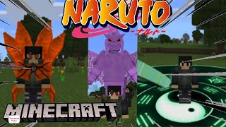 Naruto Mod how to download the new best naruto addon on Minecraft pe mcpe [upl. by France]