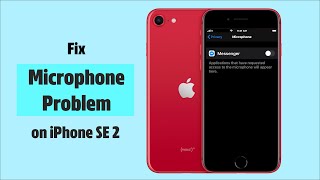 Microphone Problem on iPhone SE 2 Solved [upl. by Lovering]