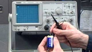 Oscilloscope operation AC DC GND coupling [upl. by Mlawsky]