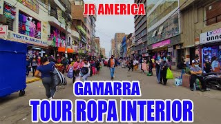 TOUR GAMARRA  ROPA INTERIOR  JR AMERICA [upl. by Certie]