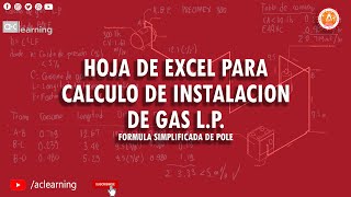 Calcula tu red de gas lp con esta sencilla hoja de Excel [upl. by Anirda]