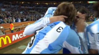 Gabriel Heinze Hits Camera v Mexico [upl. by Sitruk]