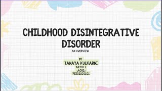 Tanaya Kulkarni Neuropsychology Video CDD [upl. by Zzahc390]