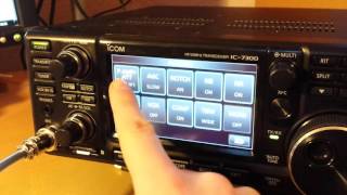 IC7300 top level user interface overview [upl. by Boyce36]