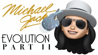 Michael Jackson Evolution PART II  By Memoji Animation [upl. by Edas]