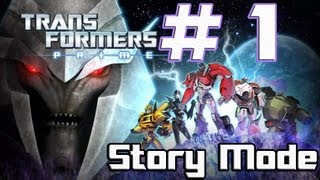 Transformers Prime  The Game  Part 1  Transform and Roll Out Wii U [upl. by Lorenzo677]