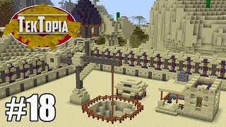 TekTopia 18  Desert Quarry Minecraft Villager Mod [upl. by Gnik]