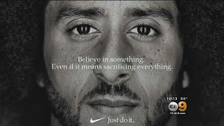 Nike Taps Kaepernick For New Just Do It Ad [upl. by Ariaek753]