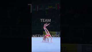 Acrobatics Gymnastics womensgymnastics shorts netherlands [upl. by Scheider564]