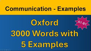 Communication  Examples [upl. by Meyeroff]