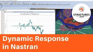 Frequency Response and Random Response Dynamic Response in Nastran [upl. by Yenruogis]