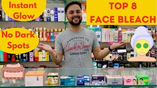 Top 8 Face Bleach for Instant WHITENING [upl. by Prent]