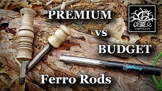 Ferro Rod Comparison Premium vs Budget  Nathan 4071 vs Bayite [upl. by Nylirrehs]