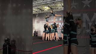 Suspended front flip with a twist baha full instructional video  cheerleading group stunts [upl. by Narok15]