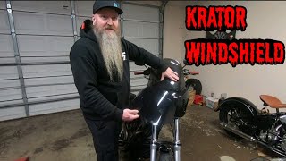 Krator Windshield Install Clubstyle Dyna [upl. by Ahtinak]