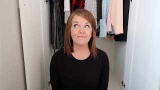 The EASIEST way to declutter clothes in my opinion  Quick amp Stress Free Closet Declutter [upl. by Fira153]