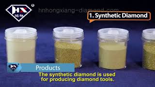 Synthetic Diamond Powder  RVG RVD MBD SMD Diamond Powder  hnhongxiangcom [upl. by Deerdre]