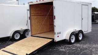 85x20 Haulmark Transport  Enclosed Trailer [upl. by Aigroeg]