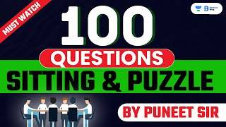 Puzzle Reasoning  Seating Arrangement Reasoning  Puzzle amp Seating Arrangement for SBI PO 2023 [upl. by Ahsotan]