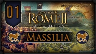 Total War Rome II Emperor Edition  Massilia Campaign 1  Hellenic Heritage [upl. by Tann]