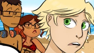 Miraculous Ladybug Comic Dub  Beach Day  PHANTOMSAVAGE [upl. by Ymmor728]