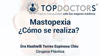 Mastopexia Beneficios y pos operatorio del levantamiento de mamas [upl. by Lahcsap]