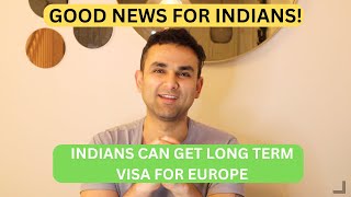 😃 Indians Can Get Long Term Schengen Visa  New Schengen Visa Rules for Indians [upl. by Shandie]